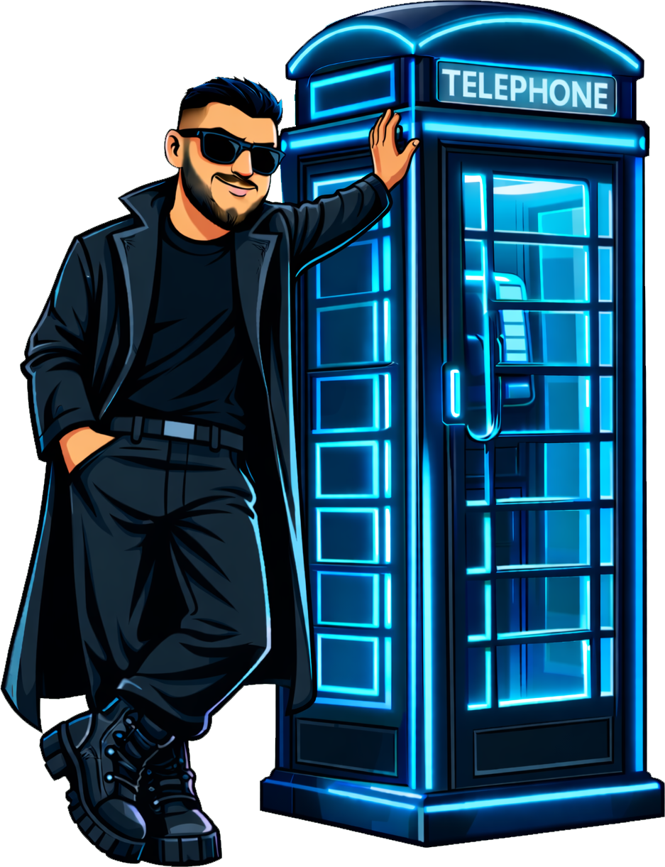 Grafika kontaktowa z telefonem